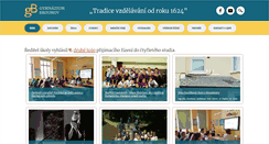 Desktop Screenshot of gybroumov.cz